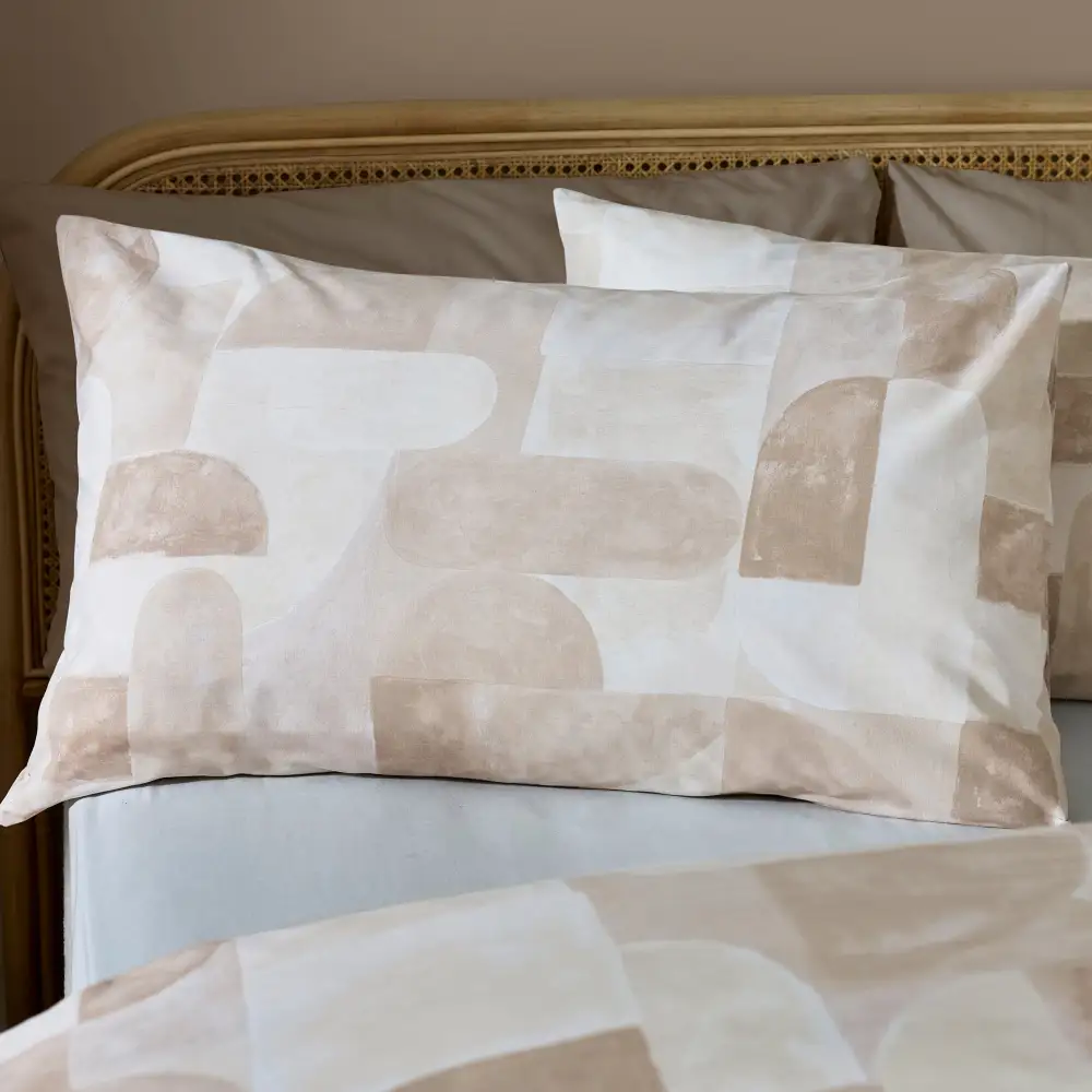 Fresh Bedroom Reversible Printed Linen Duvet Cover Set