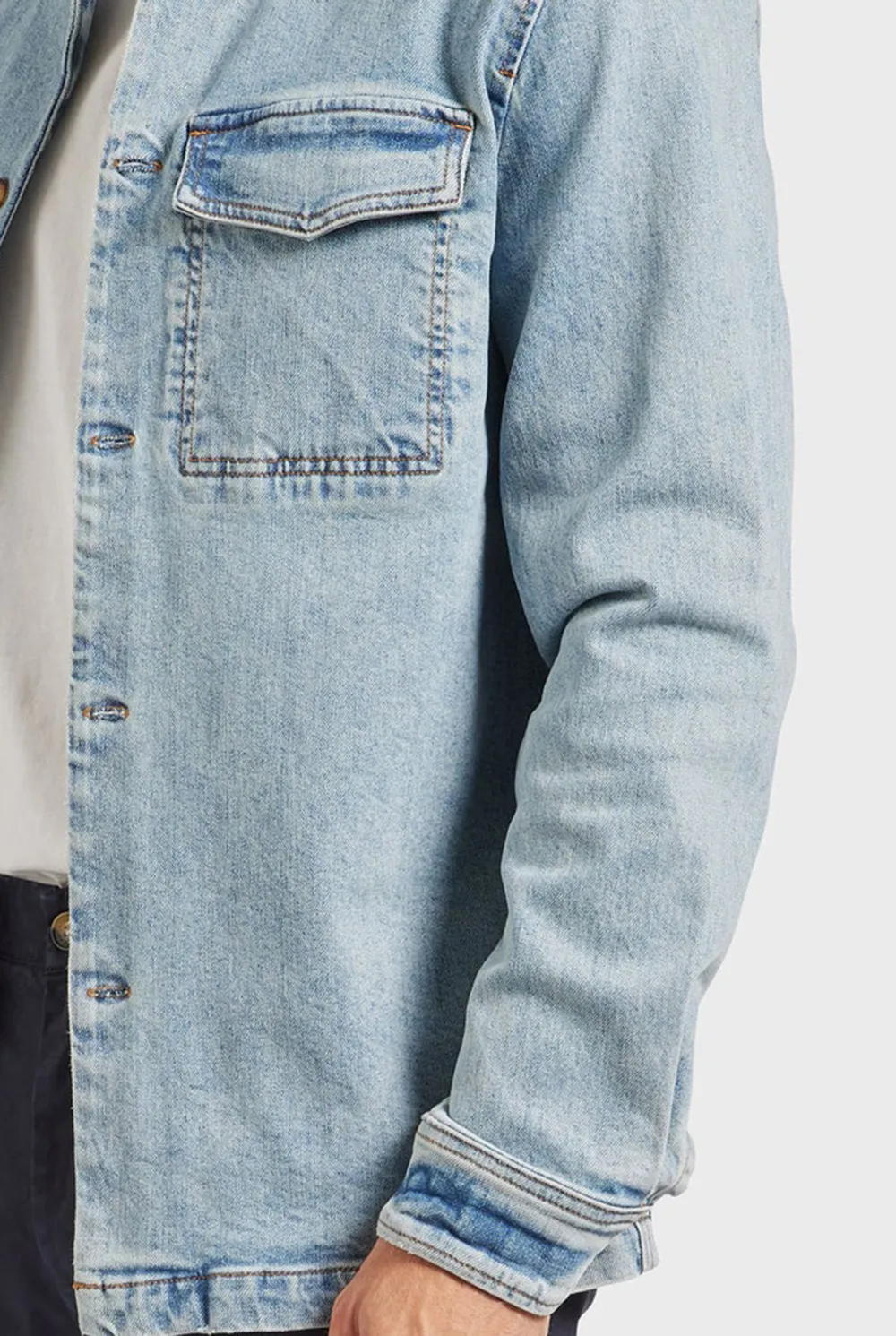 Minimalist Solid Cotton Casual Button Up Shirt