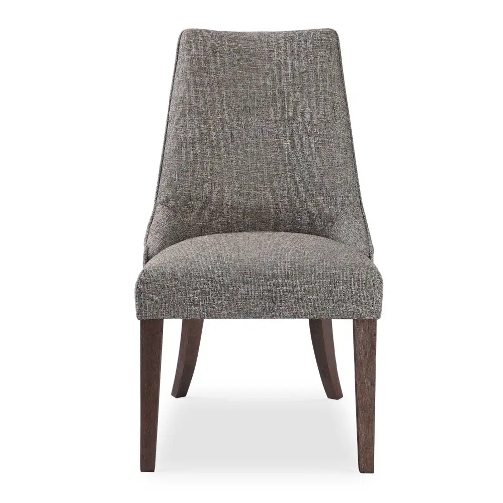 Earth-Toned Fabric Lounge Chair