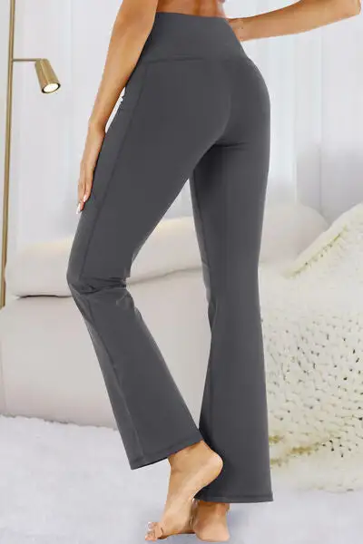Relaxed Pocketed High Waist Active Pants