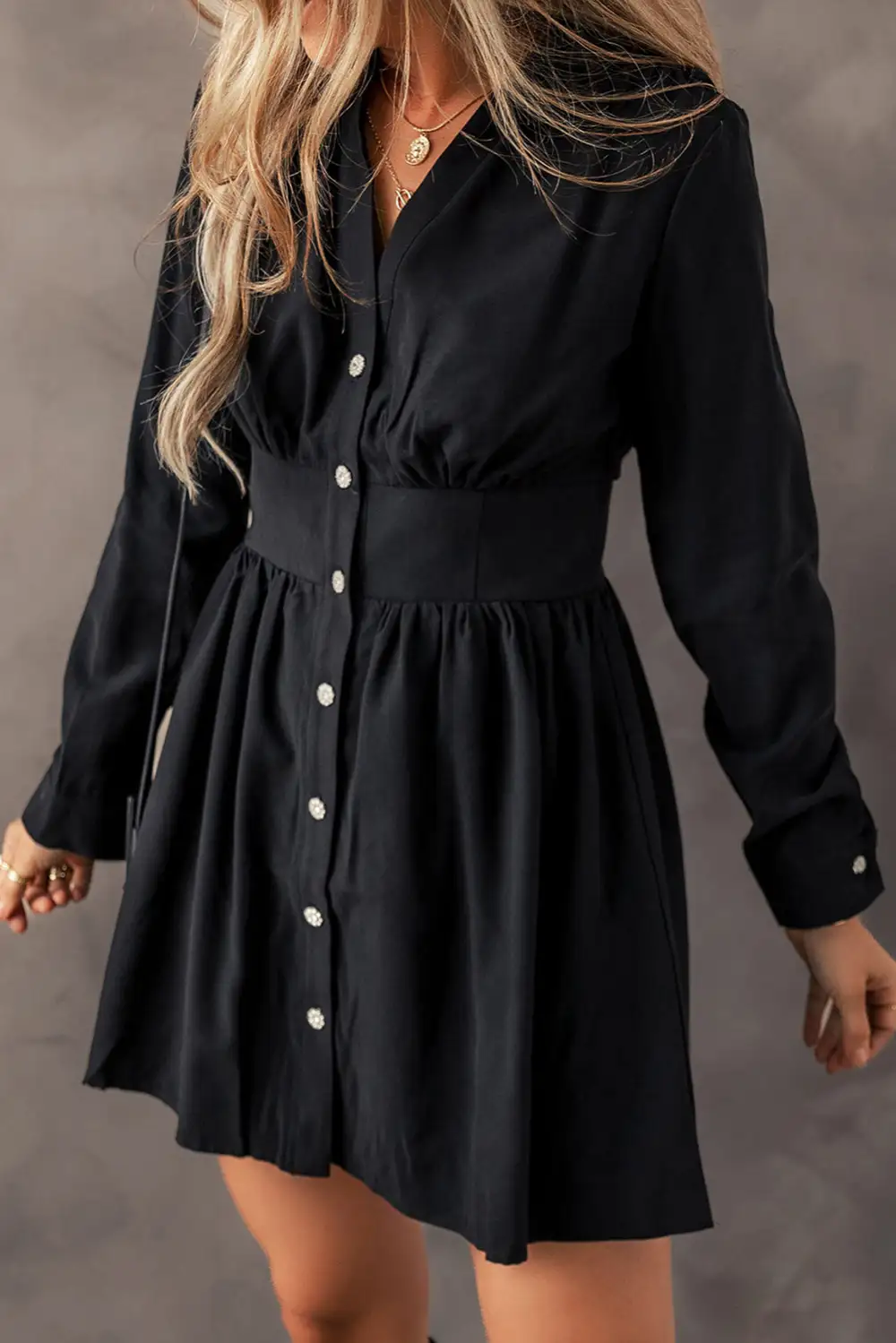 Weekend Long Sleeve Mini Dress