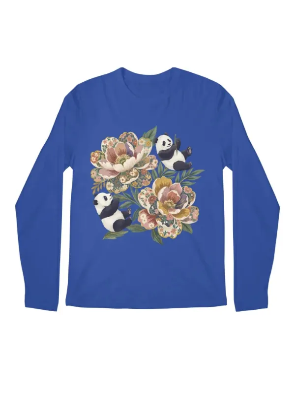Panda and Floral T-Shirt