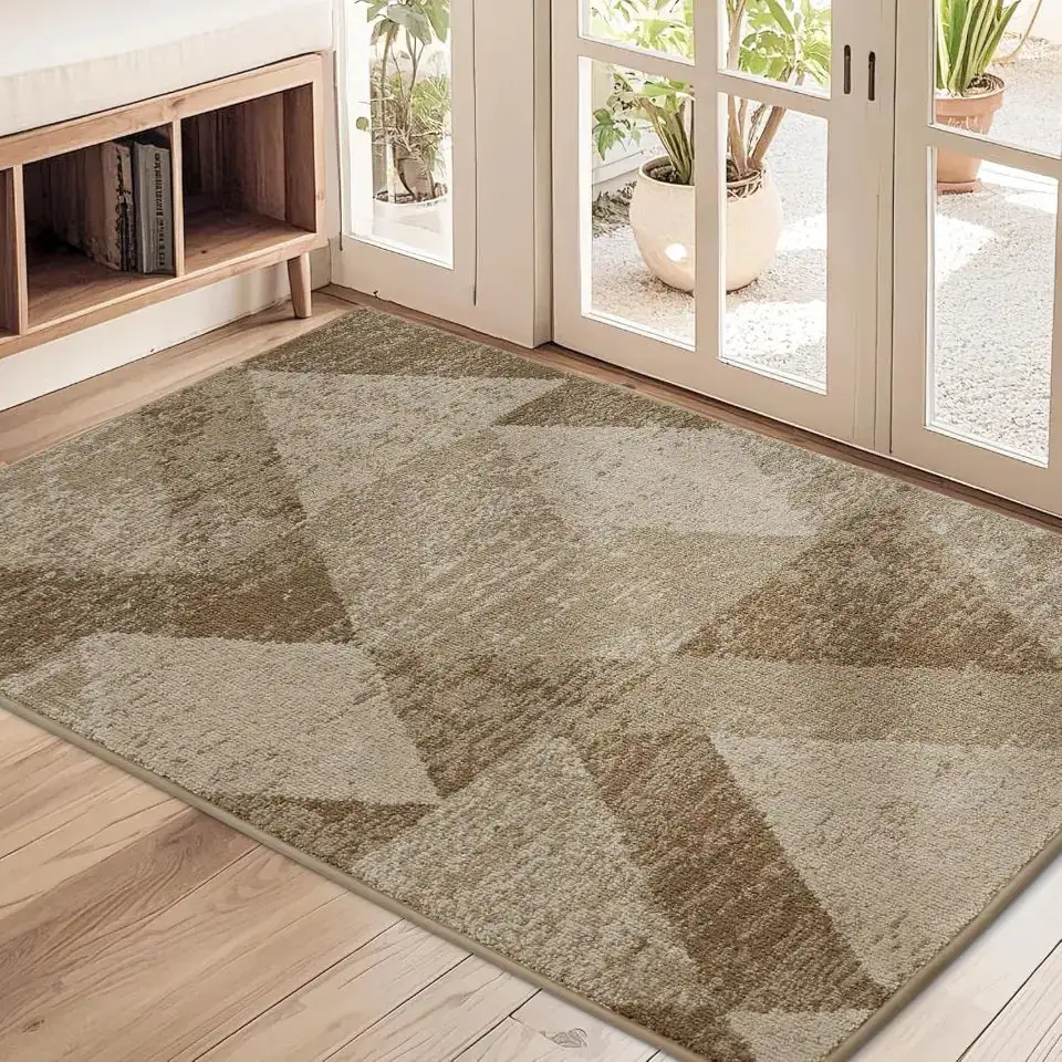 Geometric Abstract Indoor Door Rug