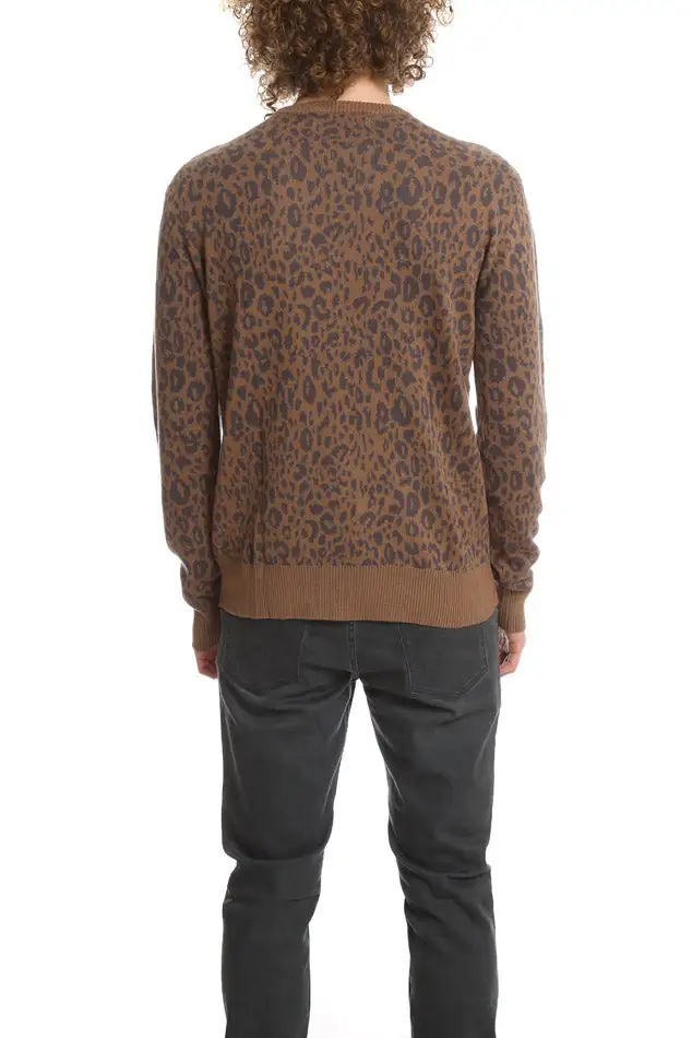 Refined Crewneck Cotton Knit Sweater