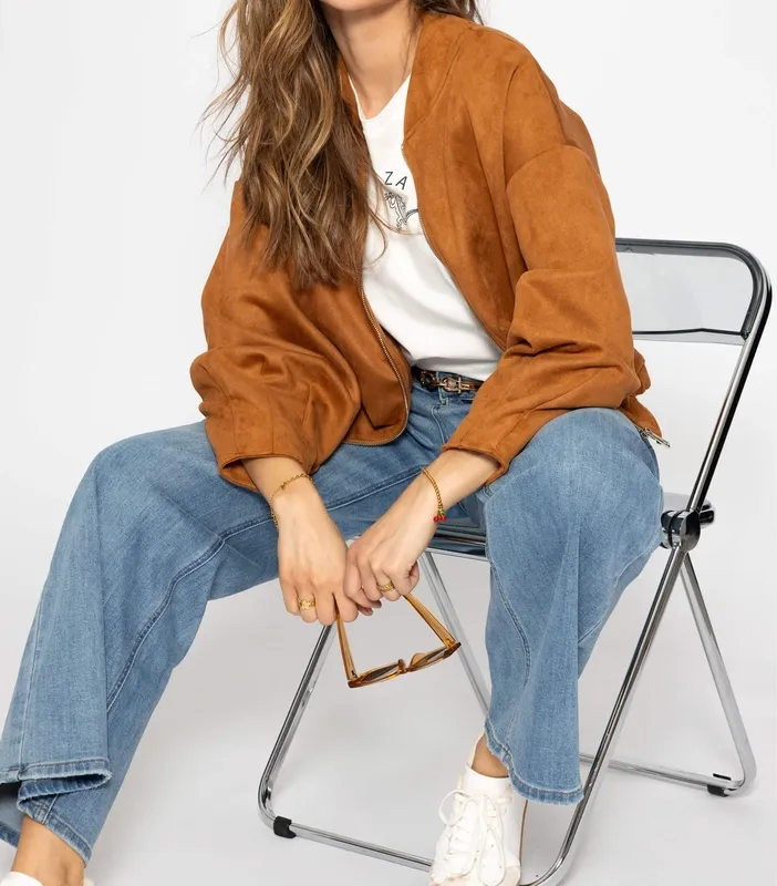 Brown Relaxed Everyday Jacket