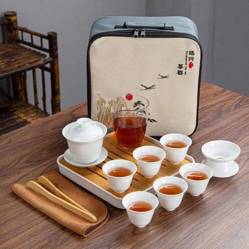 Portable Ceramic Tea Set