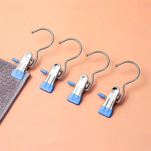 Versatile Closet Hanging Storage Clips