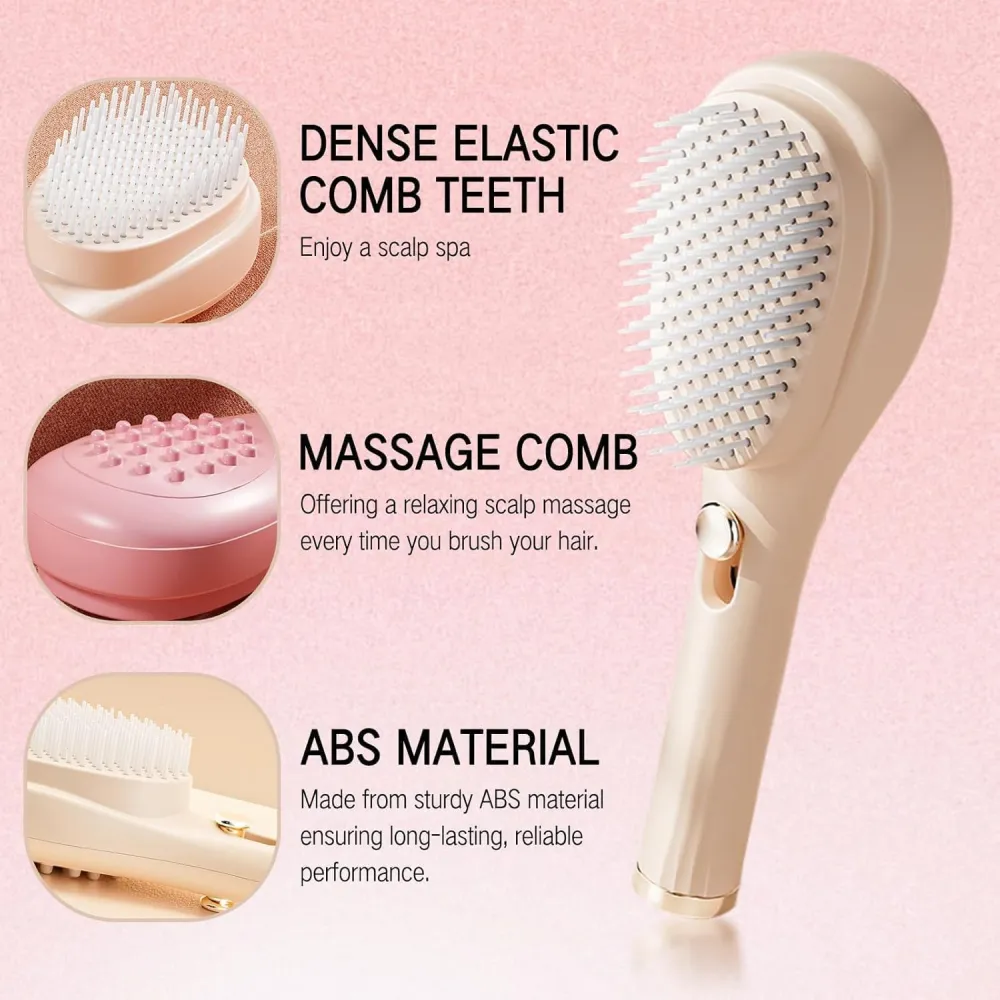 Self Cleaning Hairbrush