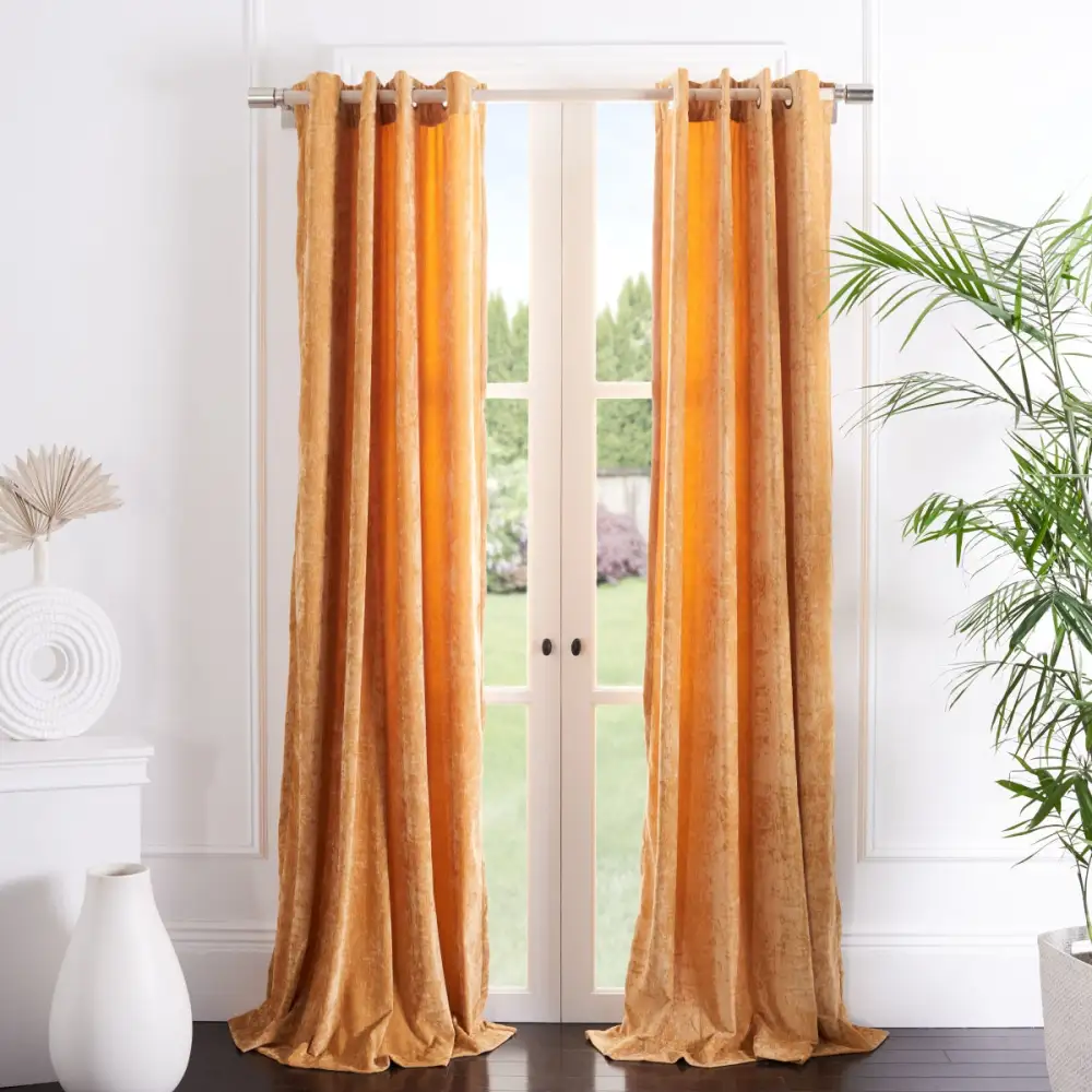Mottled Eyelet Window Treatment