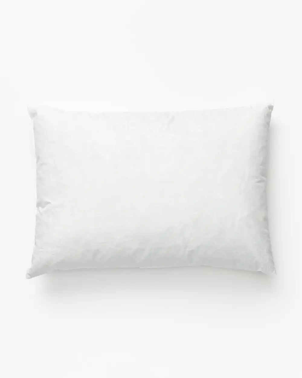 Feather-Filled Cotton-Covered Pillow Insert