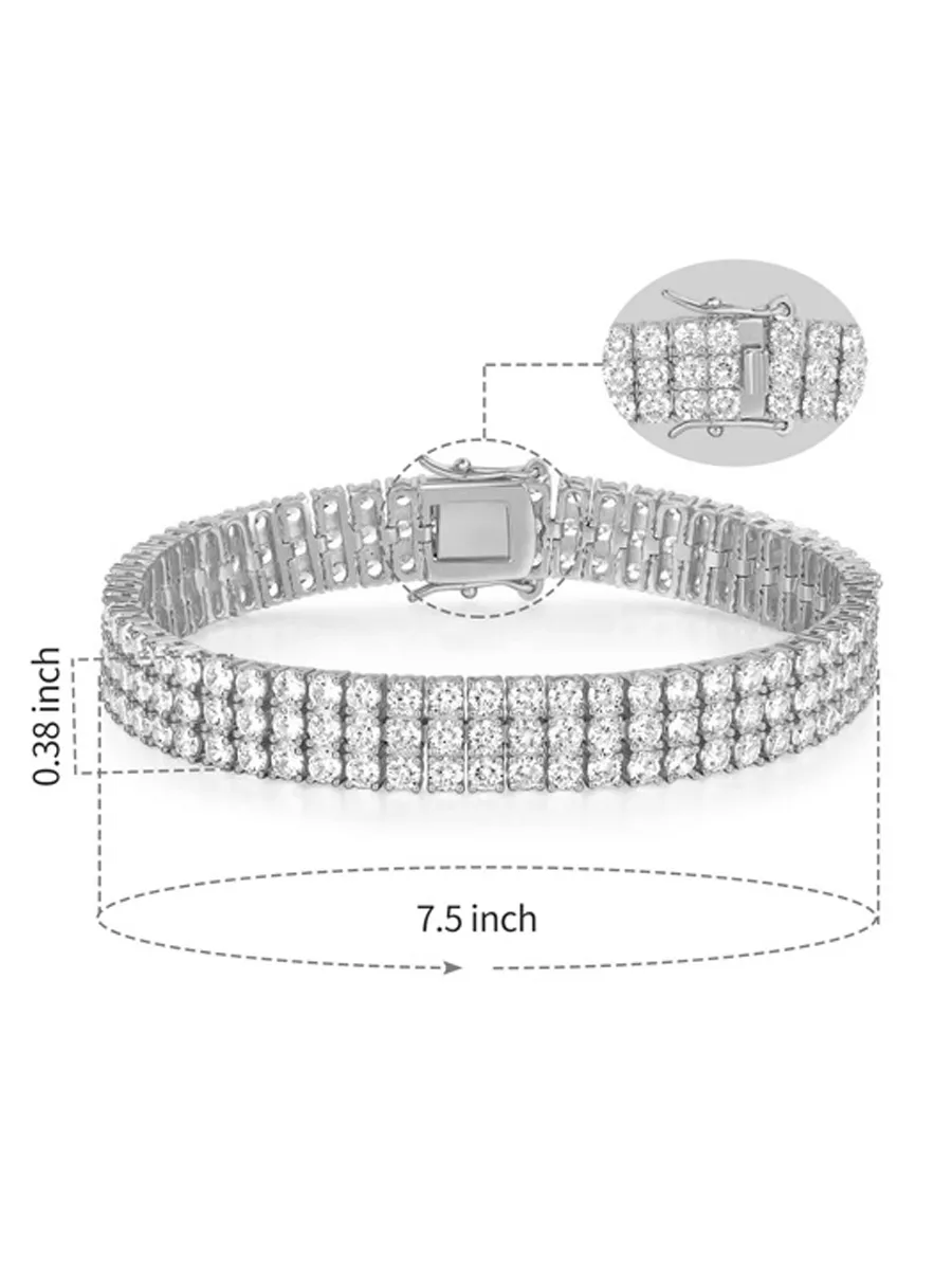 Arabella Rhinestone Tennis Bracelet