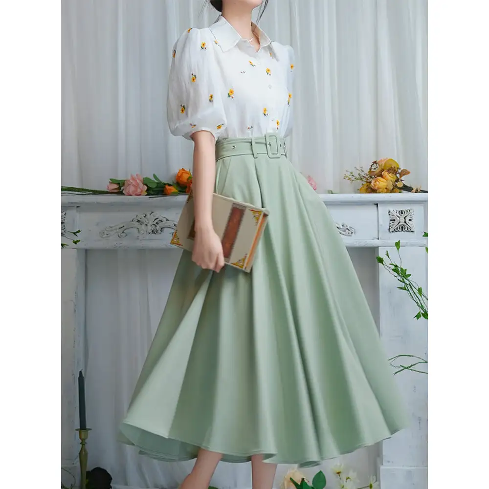 Weekend City Everyday Casual Polyester Skirt