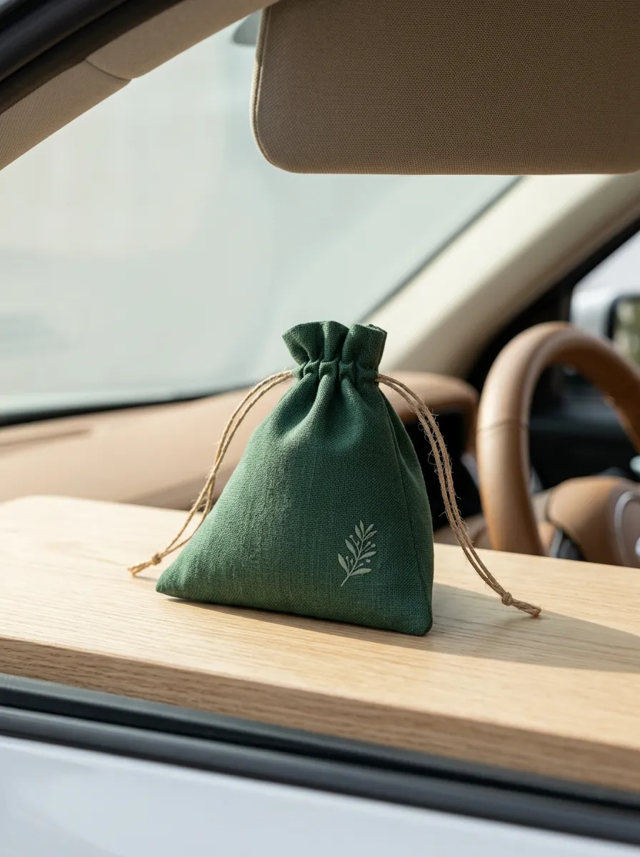 Botanical Leaf Printed Mouse Repellent Pouch