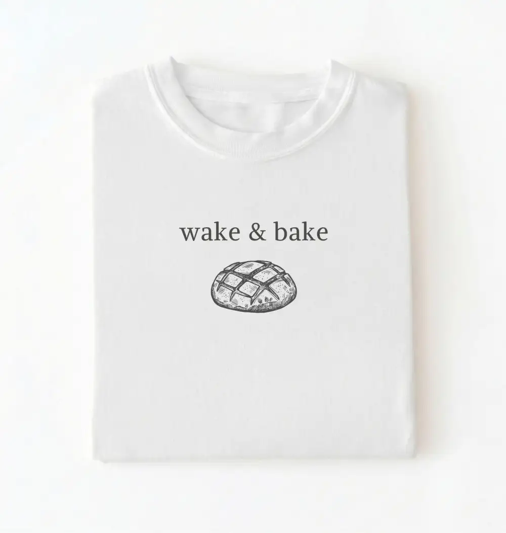 Bread Baking Soft Graphic Cotton Tee