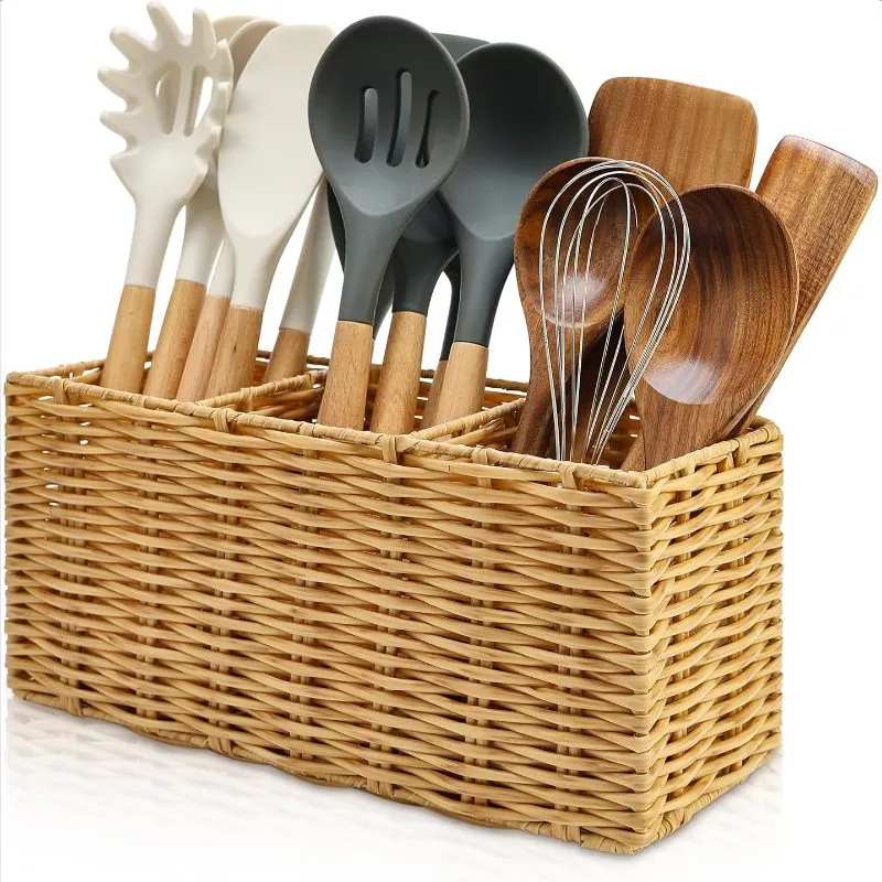 Kitchen Utensil Holder Basket