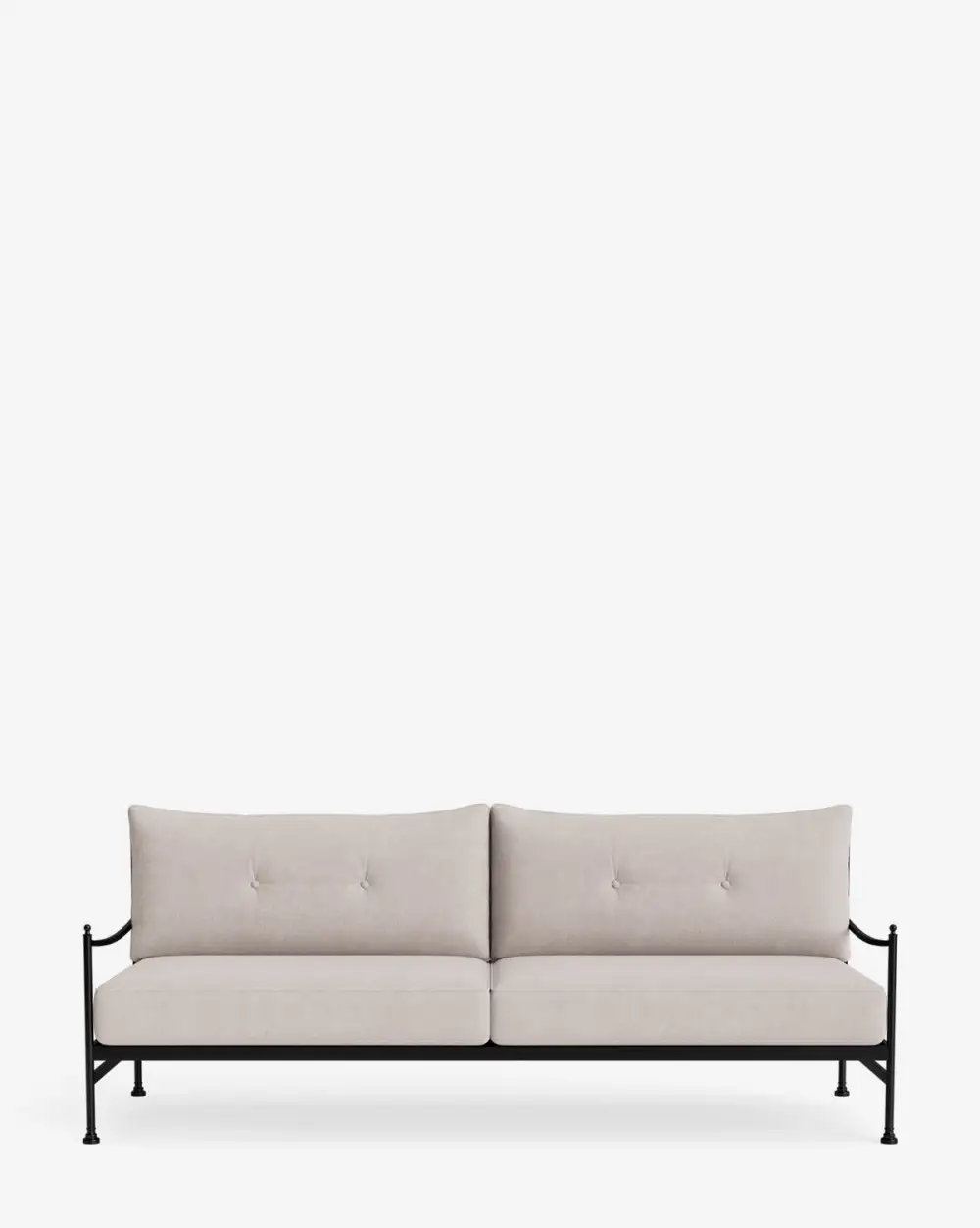 Curved Aluminum Sofa