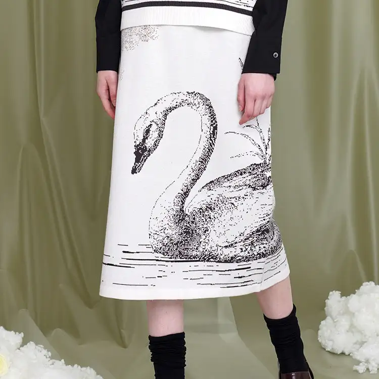 Cozy Daily Everyday Casual Polyester Skirt