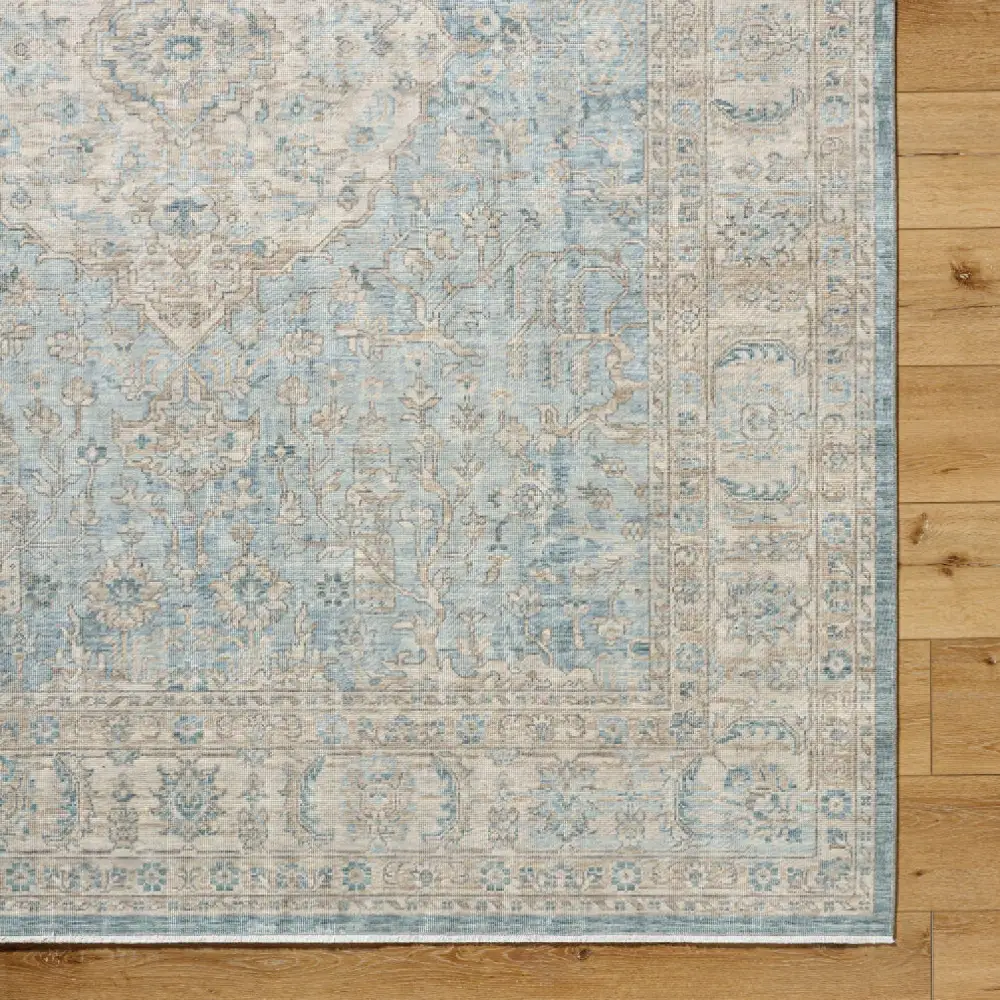 Wool Floral Print Carpet