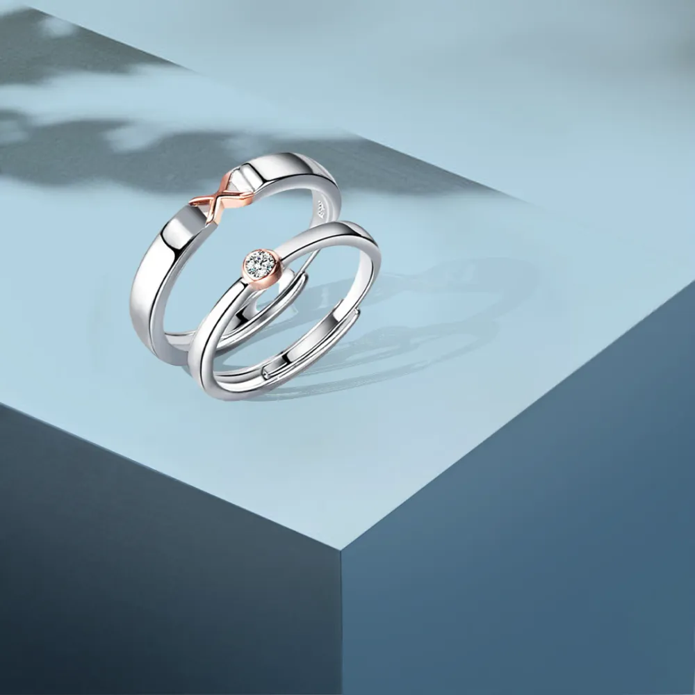 Infinity Couple Bands Ring