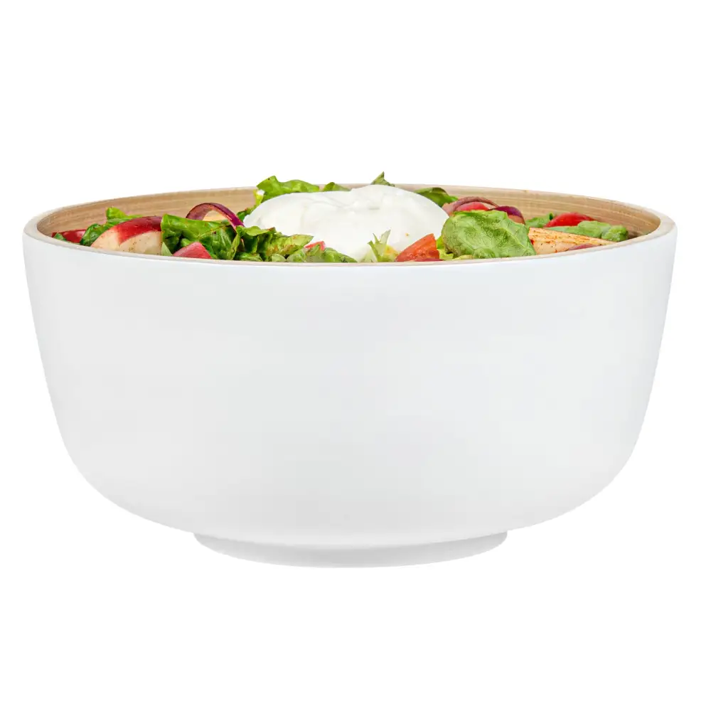 Everyday Table Spun Bamboo Salad Bowl
