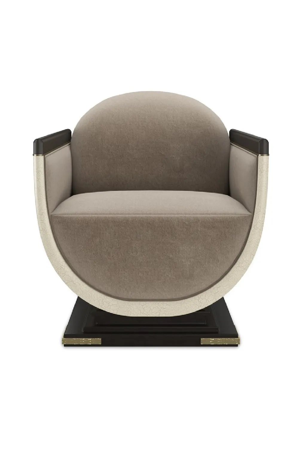 Scooped Frame Accent Chair