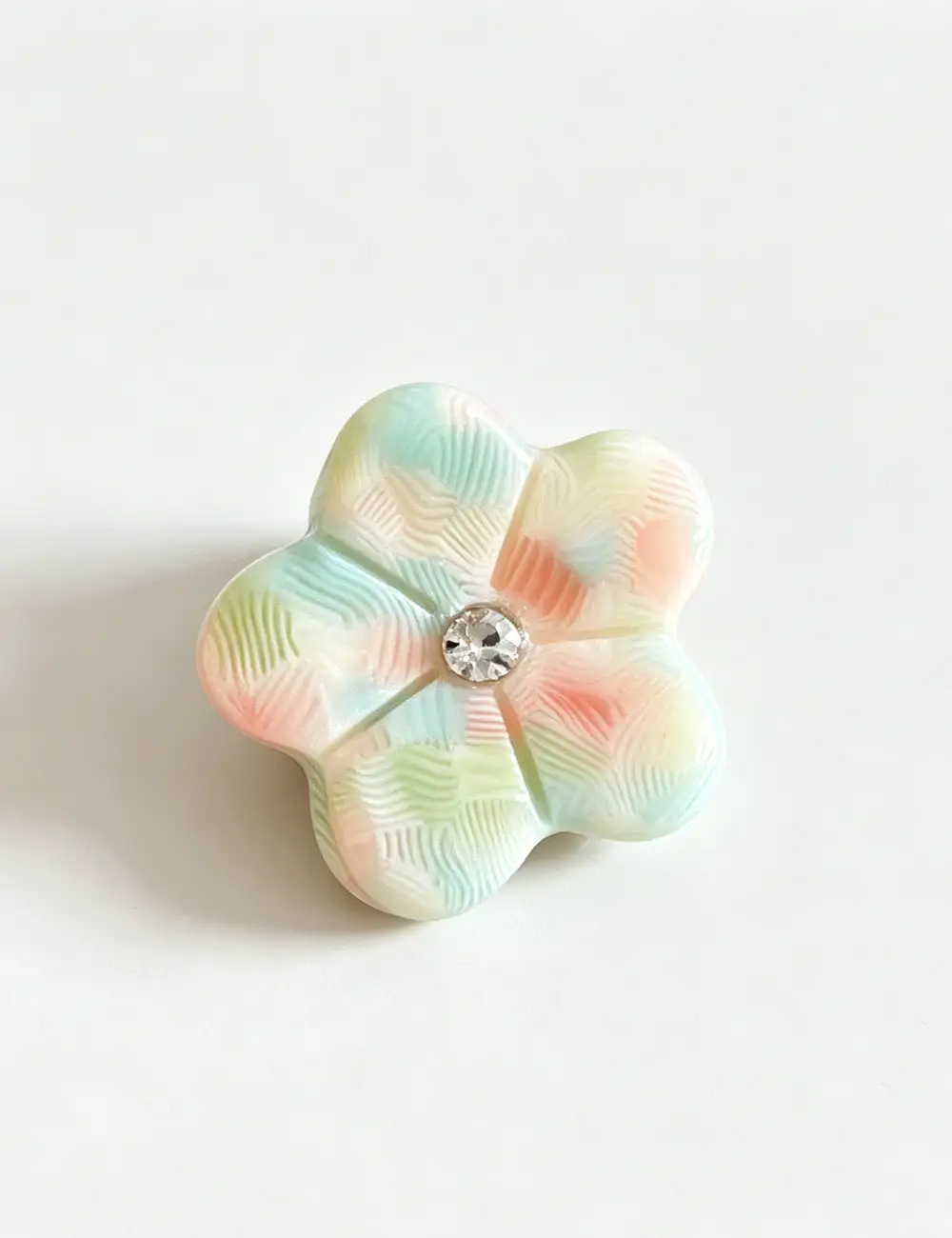 Rhinestone Flower Shape Mini Hair Hair Claw Clip