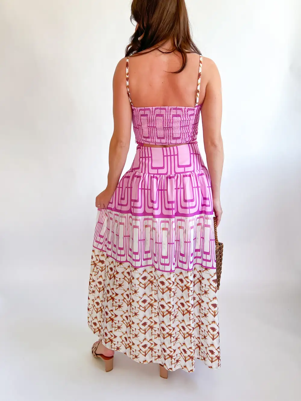 Midi Top And Skirt Set