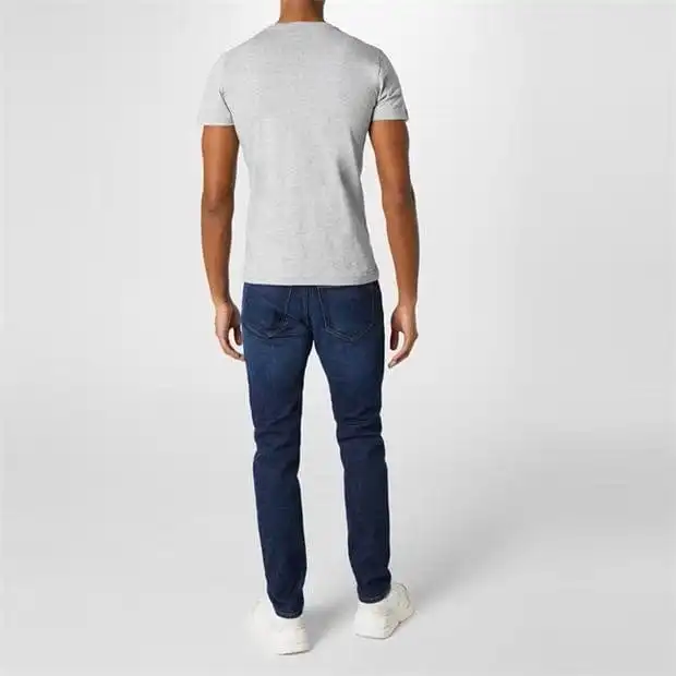 Straight-Leg Denim Jeans