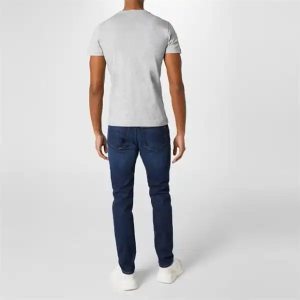 Straight-Leg Denim Jeans