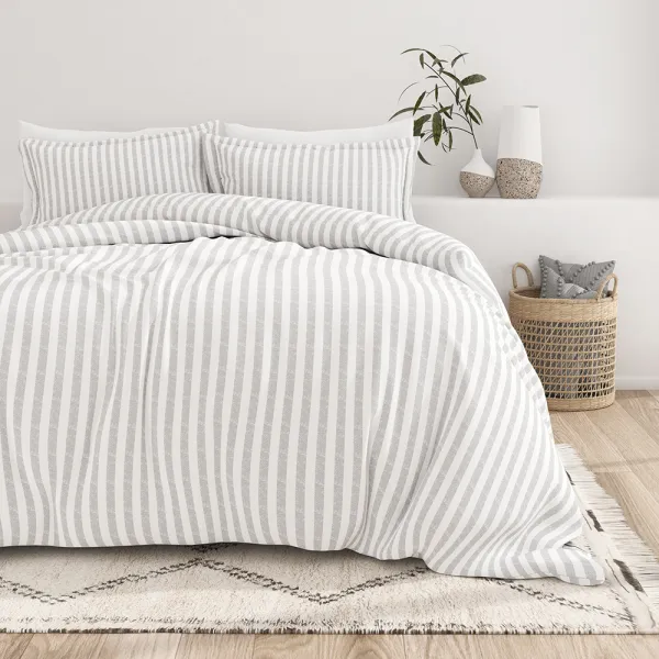 Rugged Stripes Pattern Duvet Cover Set