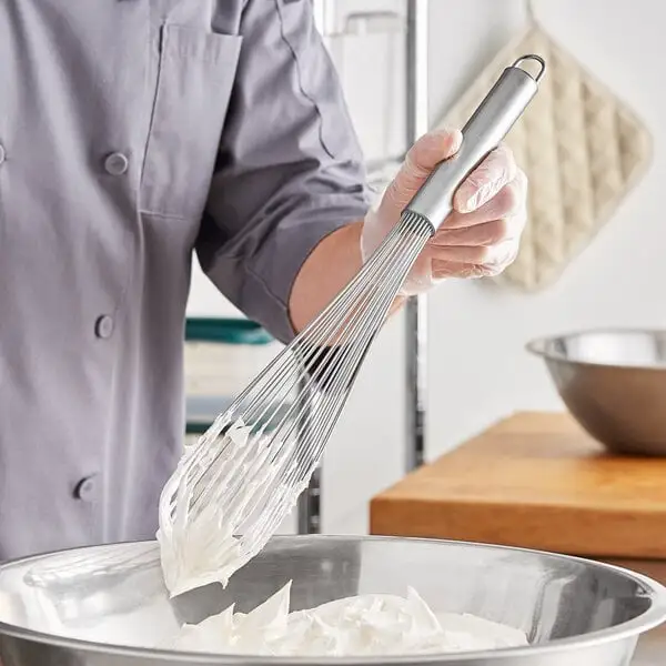 Space-Saving Stainless Steel Piano Whip Whisk