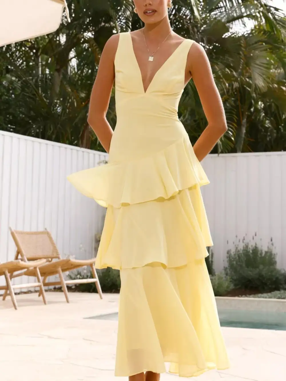 Classic Sleeveless Maxi Dress