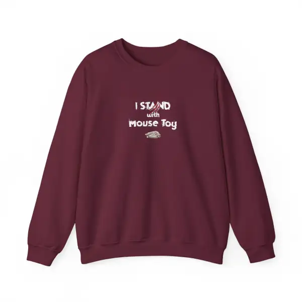 Mouse Toy Cat Crewneck Sweatshirt