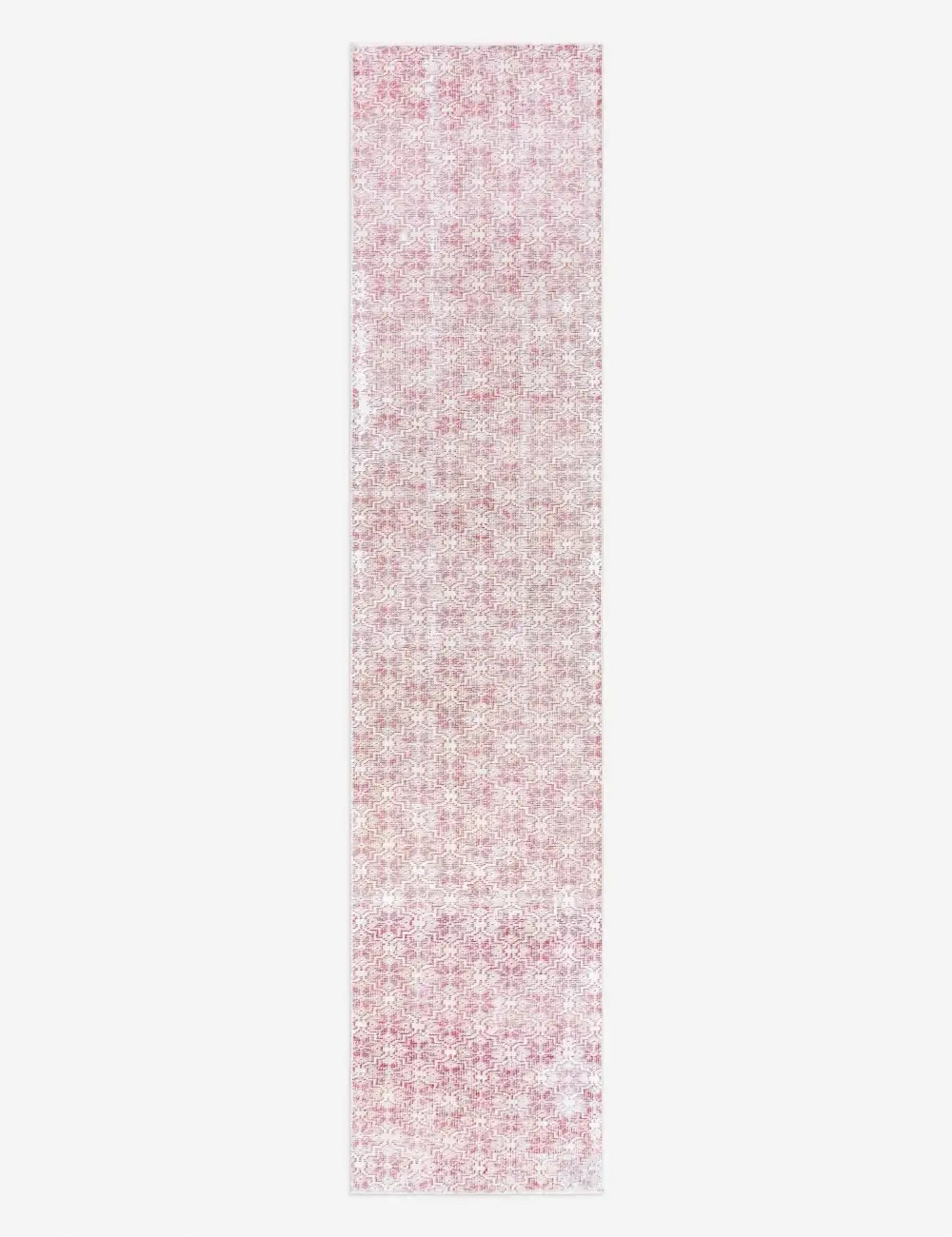 Vintage Inspired Turkish Inspired Hand Knotted Wool Runner Rug