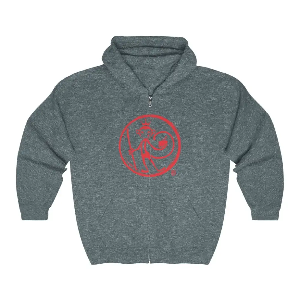 Badge Noodle Graphic Zip Hoodie