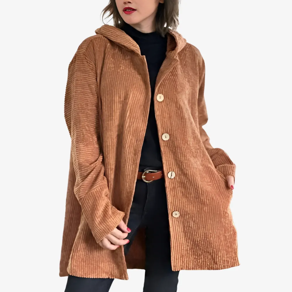 Velvet Hooded Jacket