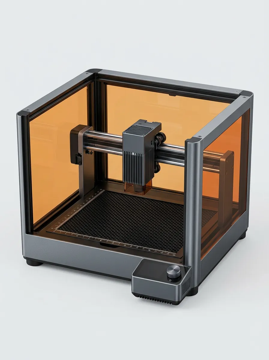 Enclosed Desktop Laser Cutting and Engraving Machine