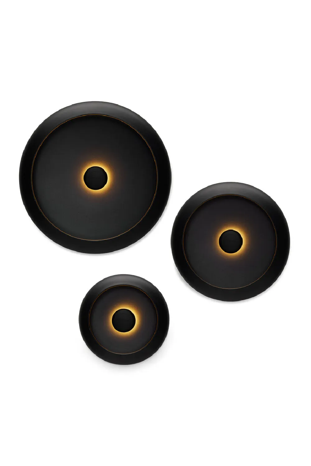 Metal Bowl Outdoor Lamp Set