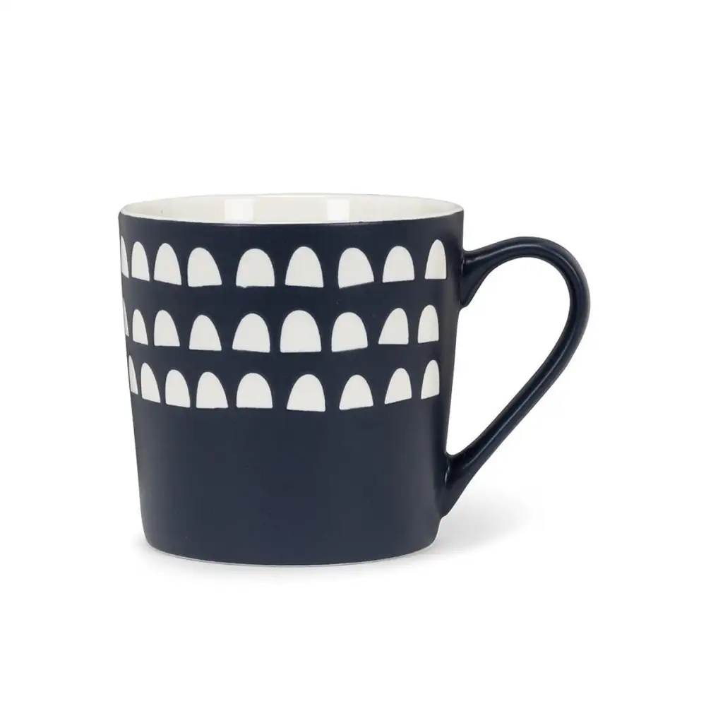 Graphic Crescents Bone China Mug