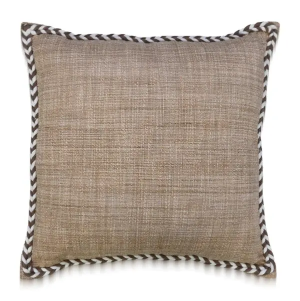 Textured Contemporary Cotton Decorative Cushion Cover