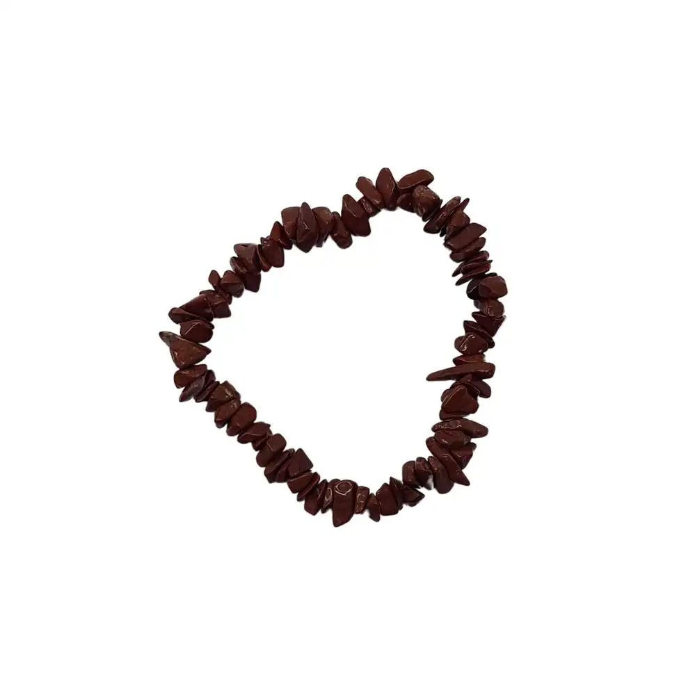 Chip-Stone Stretch Gemstone Crystal Bracelet