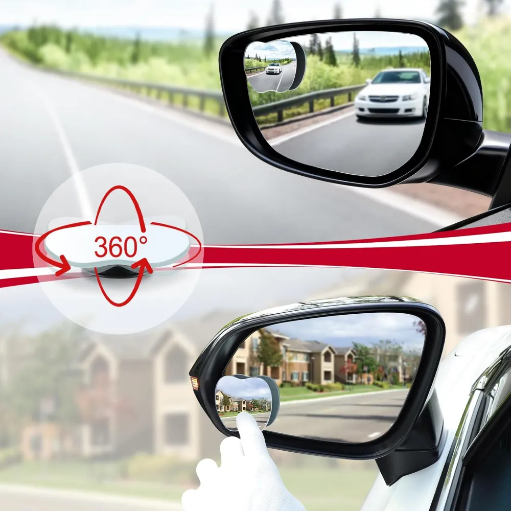 Adjustable Blind Spot Mirror Set