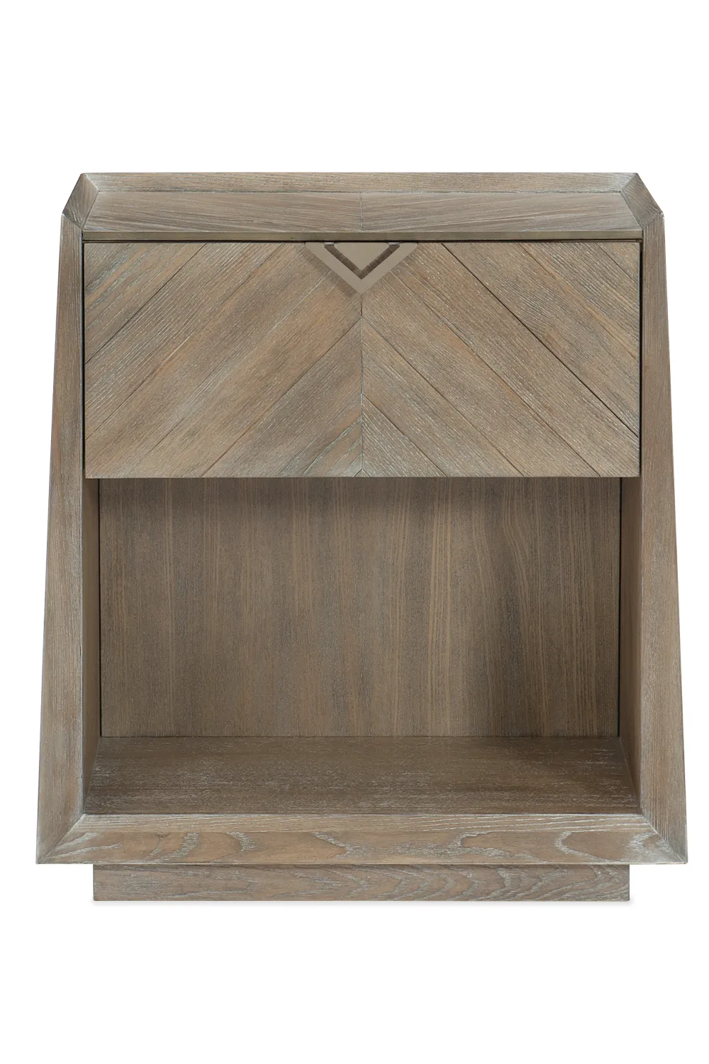 Ash Driftwood Rustic Nightstand