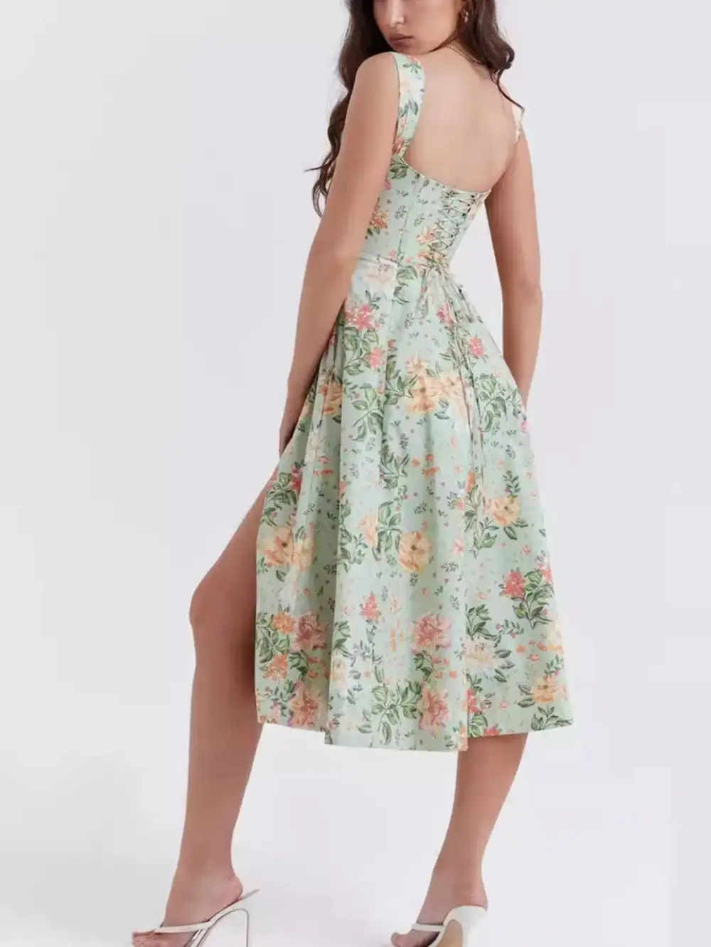 Midi Dress with Slit