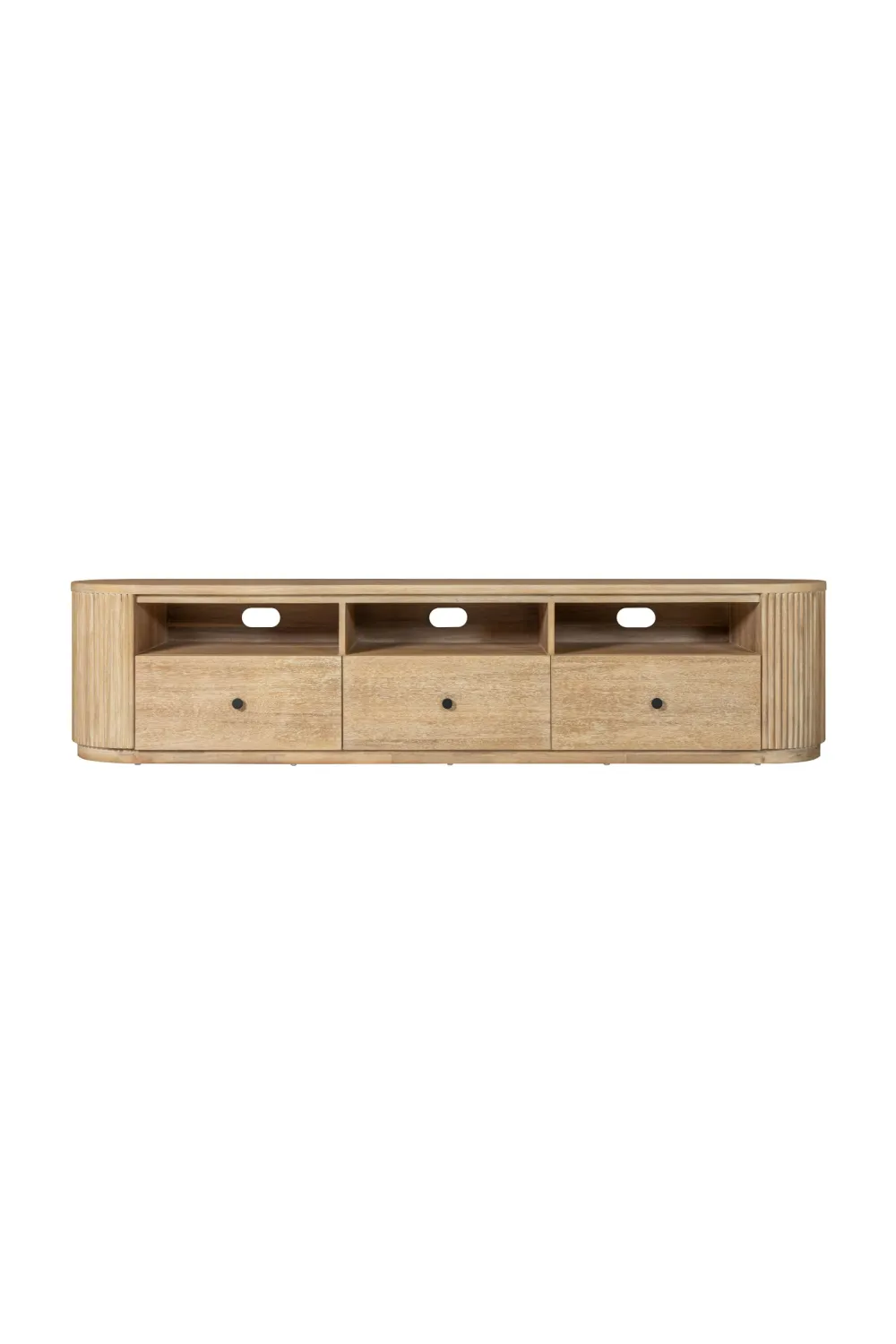 Three-Drawer Acacia Tv Stand