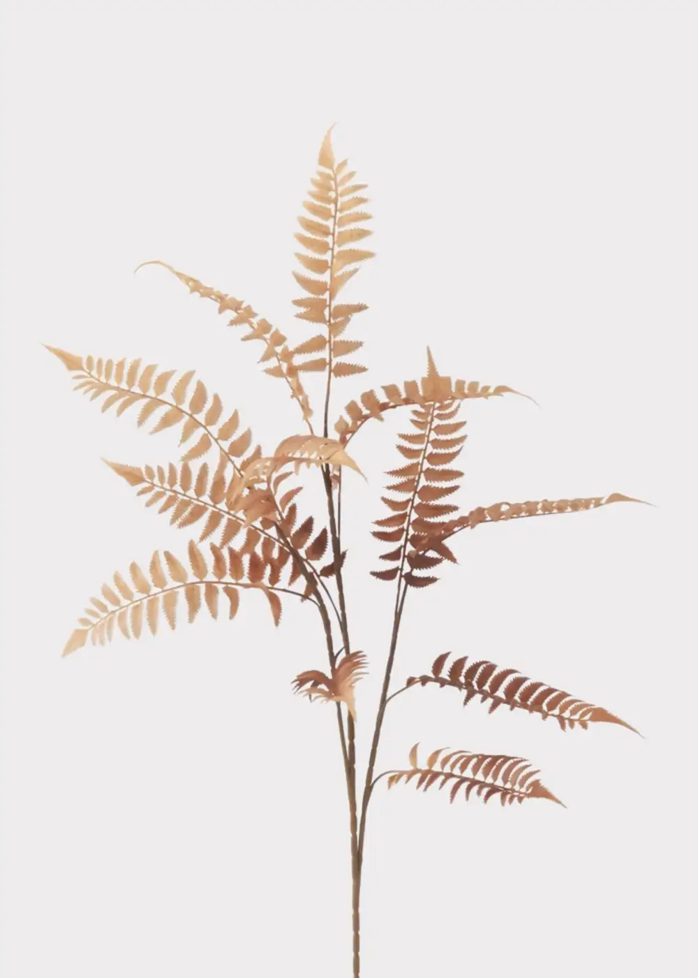 Artificial Textured Fern Leaf Branch
