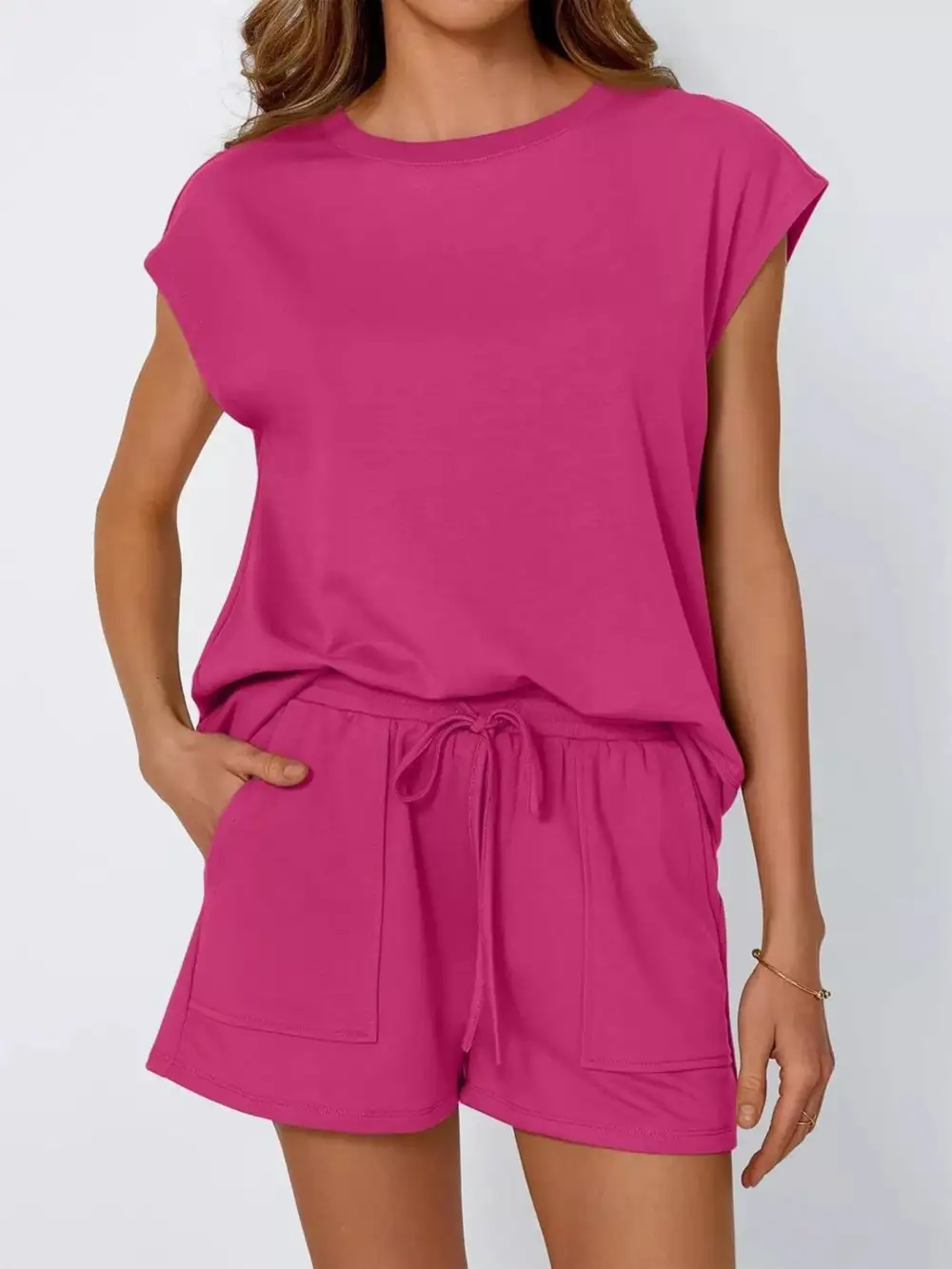 Casual T Shirt Shorts Set