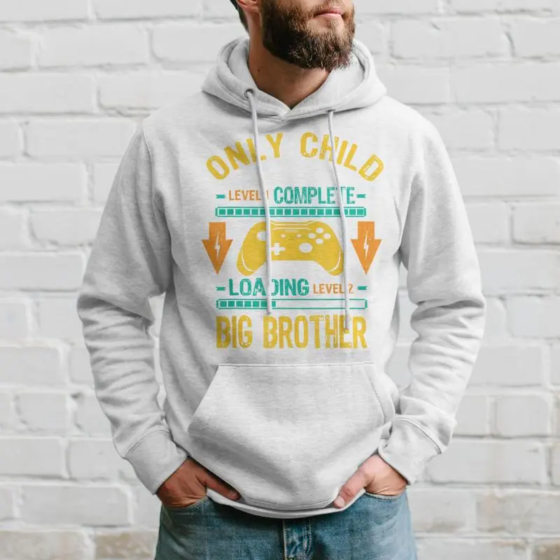 Level Only Child Ready Level Big Brother Is Loading Hoodie