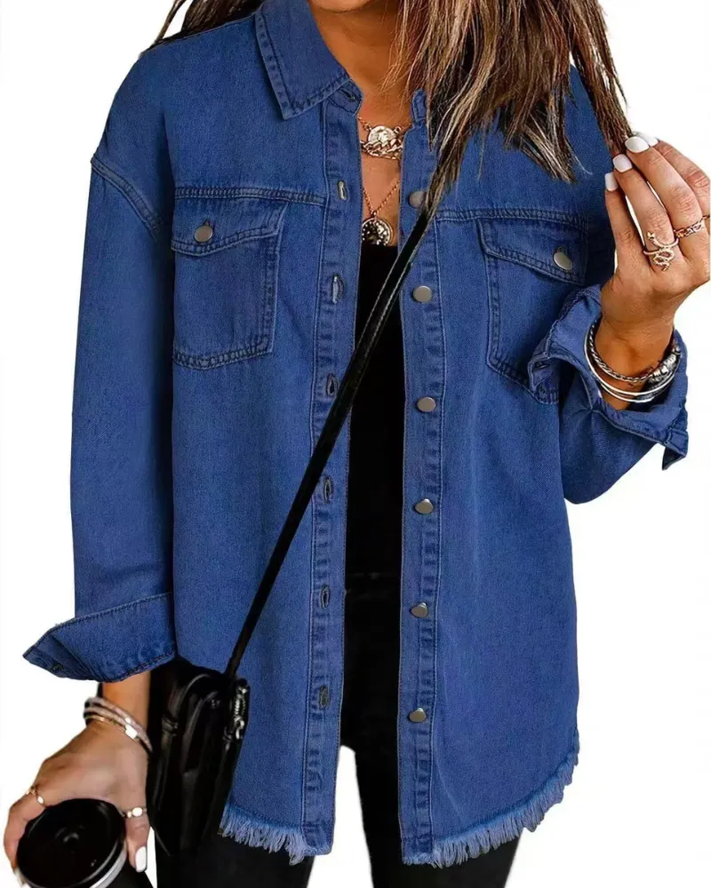 Denim Structured Coat