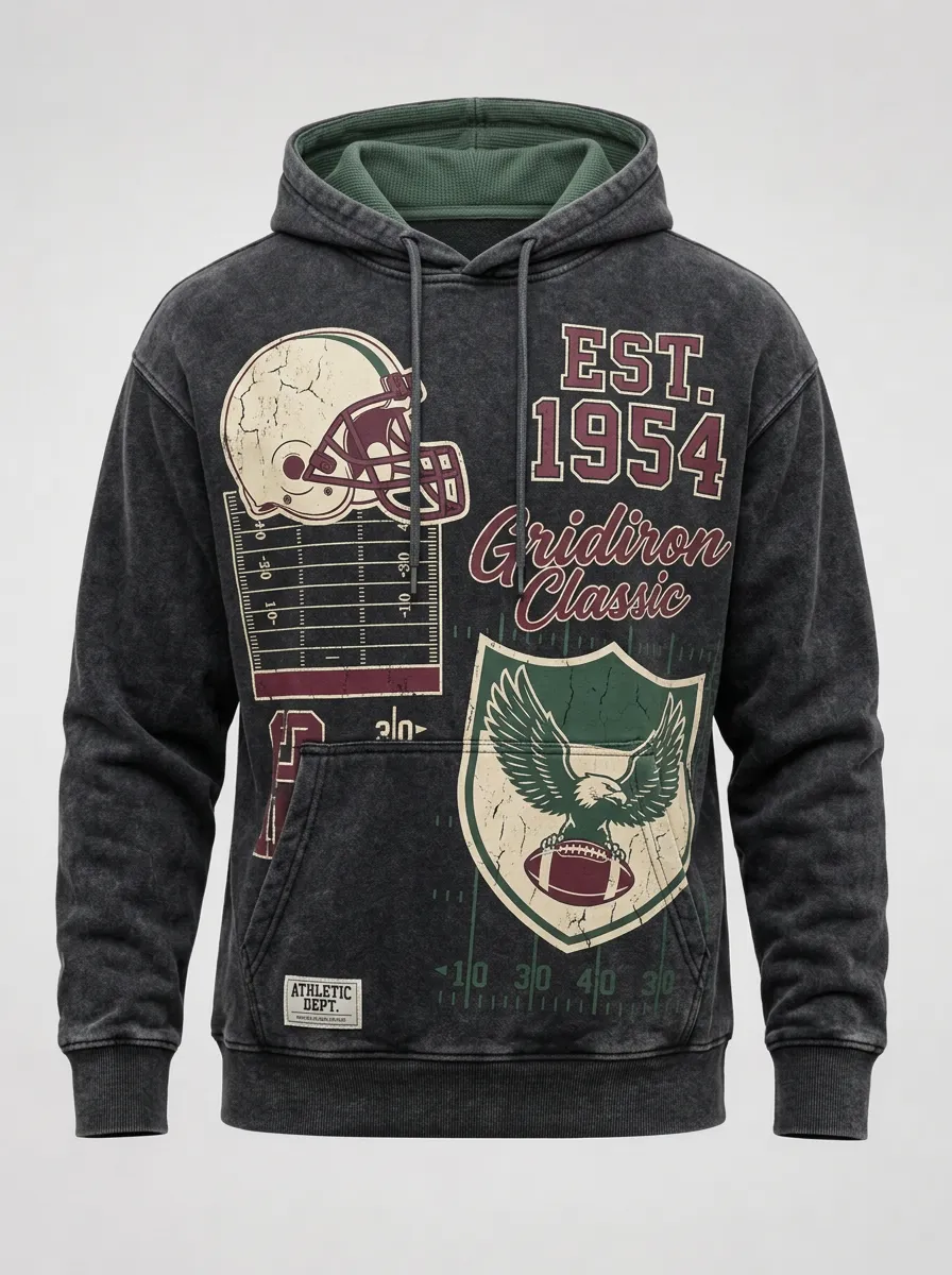 Men's Team Spirit Classic Football Hoodie